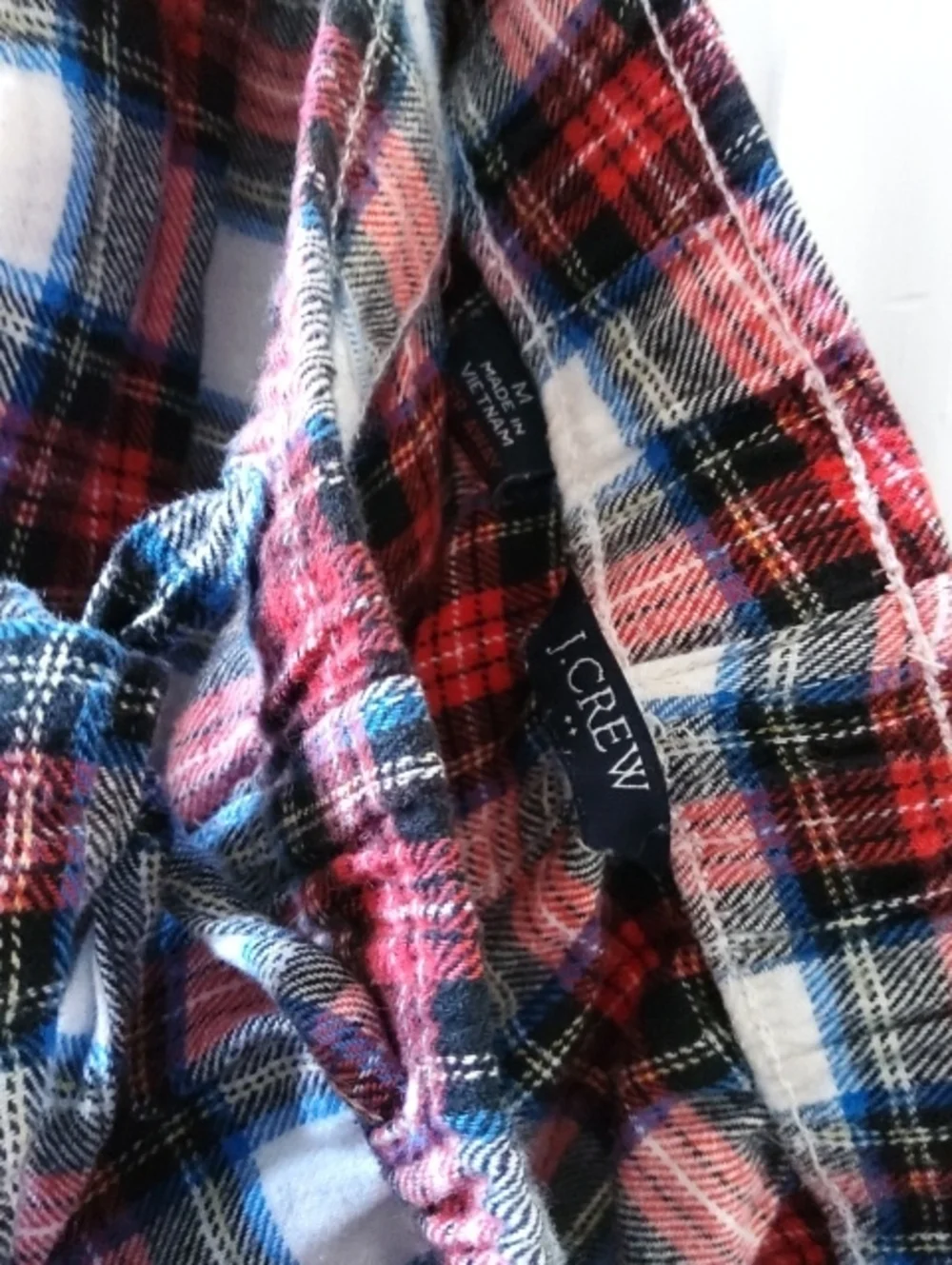 J. Crew Tartan Plaid Flannel Lounge/Pajama Pants